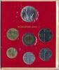 Vatikan KMS original im Folder Johannes Paul II Lire 7 Münzen Stempelglanz -