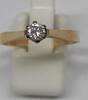Brillantring Goldring 585 15 Karat Gold Brillant 0,22 Ct Solitärring Damenring -