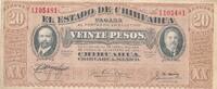 Mexico 20 Pesos Revolutionary 20 Pesos Banknote Geldschein -