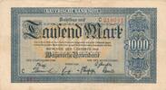 Deutschland Deutsches Reich 1000 Mark München Bayerische Notenbank -