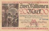 Deutschland Deutsches Reich 2 Millionen Mark Notgeldschein Notgeld Leipzig -
