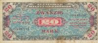 Deutschland 20 Mark Alliierter Besatzung UDSSR-DRUCK ohne ( F ) KN -vor KN 8stellig -