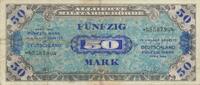 Deutschland 50 Mark Alliierter Besatzung UDSSR-DRUCK ohne ( F ) KN -vor KN 8stellig -