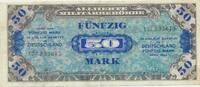 Deutschland 50 Mark Alliierter Besatzung UDSSR-DRUCK ohne ( F ) KN 9stellig -
