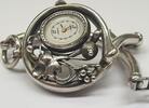 Damenarmbanduhr Silberuhr Uhr 925er Silber Damenuhr Armbanduhr Quartz -