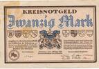 Deutschland Deutsches Reich 20 Mark Notgeldschein Notgeld Stadt Dillenburg Hessen -