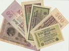 Deutschland 6 verschiedene Reichsbanknoten aus den Jahren 1922/23 -