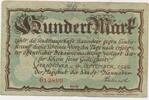 Deutschland Deutsches Reich 100 Mark Notgeldschein Notgeld Stadt Hannover -