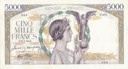 Frankreich 5000 Francs Banknote Geldschein Cinq Mille Francs -