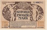 Deutschland Deutsches Reich 20 Mark Notgeldschein Notgeld Stadt Kusel Rheinland-Pfalz -