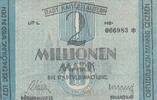 Deutschland Deutsches Reich 2 Millionen Mark Notgeldschein Notgeld Stadt Kaiserslautern Rheinland-Pfalz -