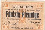 Deutschland Deutsches Reich 50 Pfennig Notgeldschein Notgeld Stadt Homburg Pfalz -