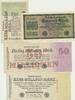 Deutschland 4 Reichsbanknoten 1000 Mark bis 50 Millionen Mark 1922/23 -