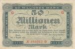Deutschland Deutsches Reich 50 Millionen Mark Notgeldschein Notgeld Stadt Wald Rheinland -