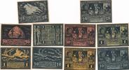 Krumbach Notgeldscheine 10-25-50 Pf., 2 x 1 Mark -
