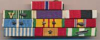USA - Vereinigte Staaten v. Amerika Ordenband Ordenspange EKI EK II Fallschriemabzeichen Bronze Star Vietnam Korea Kriege, 10 Orden -