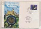 Deutschland 5 DM Numisbrief WORMS 500. Geburtstag Martin Luther -