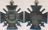 Deutschland Deutsches Reich 1.WK Militaria Ehrenkreuz 1914-1918 für Witwen und Waisen 1. Weltkrieg 0.12 -
