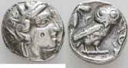 Griechische Münzen Tetradrachme Münze Attika Attica Athen Eule -