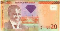 Namibia 20 Namibia Dollars Banknote Geldschein -