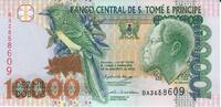 Sao Tome und Principe 10000 Dobras Banknote Geldschein -