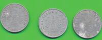 Deutschland Drittes Reich 3x 10 Pfennig Münzen Lot 3 Kursmünzen (1940-1945) mit Hakenkreuz -