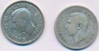 Canada 25 Cents 2 Münzen Münze Georg VI. (1936-1952) -