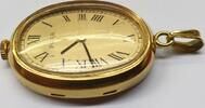 Kettenuhr Uhr Taschenuhr vergoldet PARA mechanisch Handaufzug -