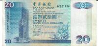 Hongkong 20 Dollars Banknote Geldschein -