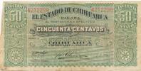 Mexico 50 Centavos Geldschein Banknote Mexiko -