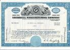 USA 50 Shares Rockwell Manufacturing Company Aktie Wertpapier -