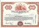 USA 12 Shares Food Fair Properties, Inc 1963 Aktie Wertpapier -