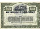 USA 30 Shares The International Nickel Company 1921, Aktie Wertpapier -
