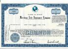 USA 50 Shares Meridian Life Insurance Company 1966, Aktie Wertpapier -