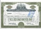 USA 9 Shares Rockwell Spring and Axle Company 1953, Aktie Wertpapier -