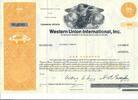 USA 100 Shares Western Union International, Inc. 1969, Aktie Wertpapier -