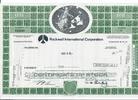 USA 10 Shares Rockwell International Corporation 1978, Aktie Wertpapier -