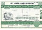 USA 32 Shares North American Rockwell Corporation 1970, Aktie Wertpapier -