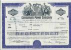 USA 50000 Dollars Share Consumers Power Company 1976, Aktie Wertpapier -
