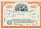 USA 400 Shares Marlennan Corporation 1972, Aktie Wertpapier -