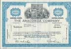 USA 60 Shares The Anaconda Company 1967, Aktie Wertpapier -