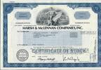 USA 100 Shares Marsh & Mclennan Companies, Inc. 1980, Aktie Wertpapier -