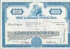 USA 1 Share The Lazard Dund, Inc. 1966, Aktie Wertpapier -