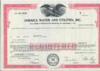 USA 100 Dollars Shares Jamaica Water and Utilities, Inc. 1977, Aktie Wertpapier -