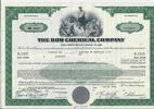 USA 25000 Dollars Shares The Dow Chemical Company 1976, Aktie Wertpapier -