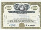 USA 100 Shares The Great Atlantic & pacific Tea Company 1969, Aktie Wertpapier -