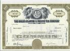 USA 100 Shares The Great Atlantic & Pacific Tea Company 1973, Aktie Wertpapier -