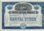 USA 25 Shares Magma Copper Company 1925, Aktie Wertpapier -