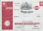 USA 100 Shares Western Union Telegraph Company 1969, Aktie Wertpapier -
