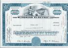 USA 1 Share The Superior Electric Company 1969, Aktie Wertpapier -